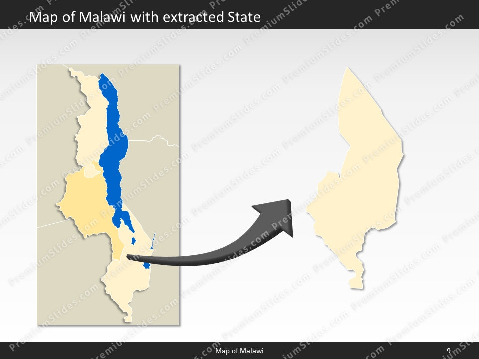 powerpoint map malawi