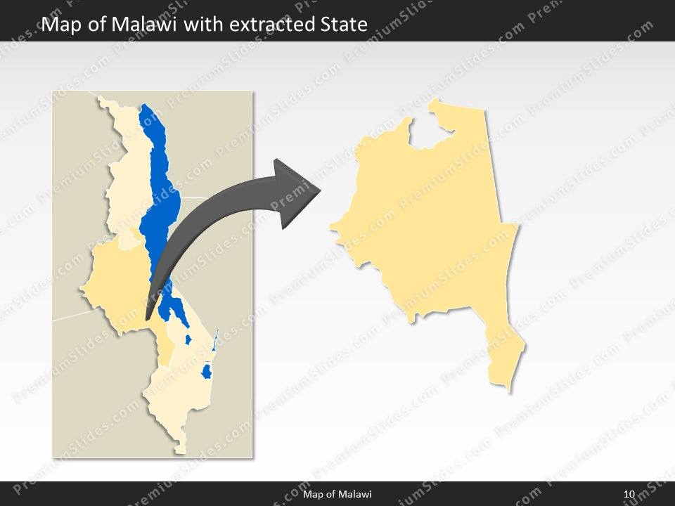 powerpoint map malawi
