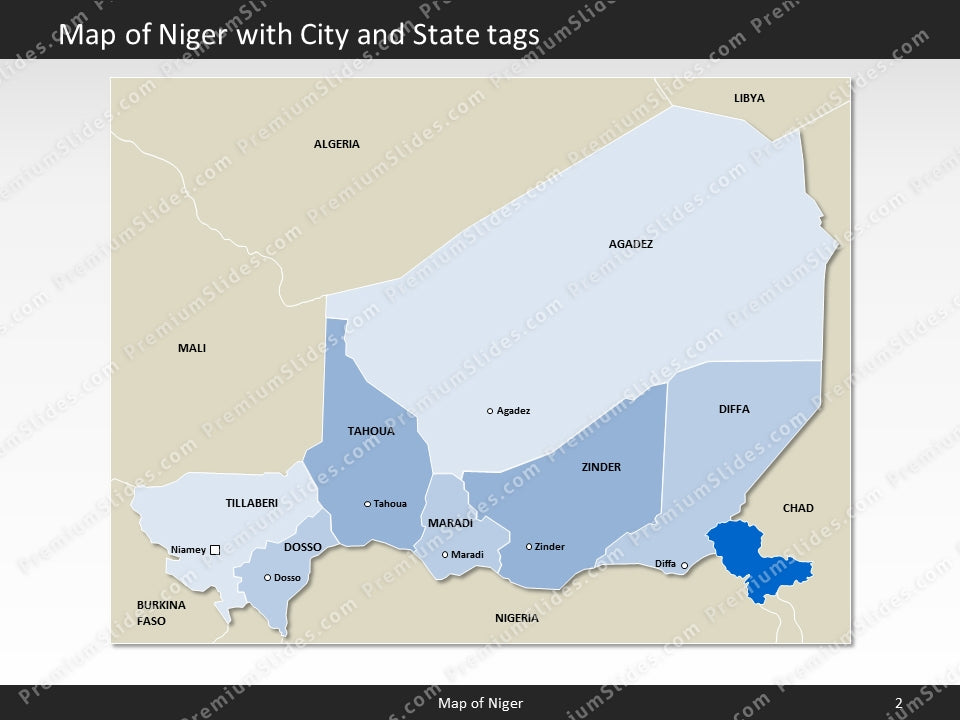 powerpoint map niger