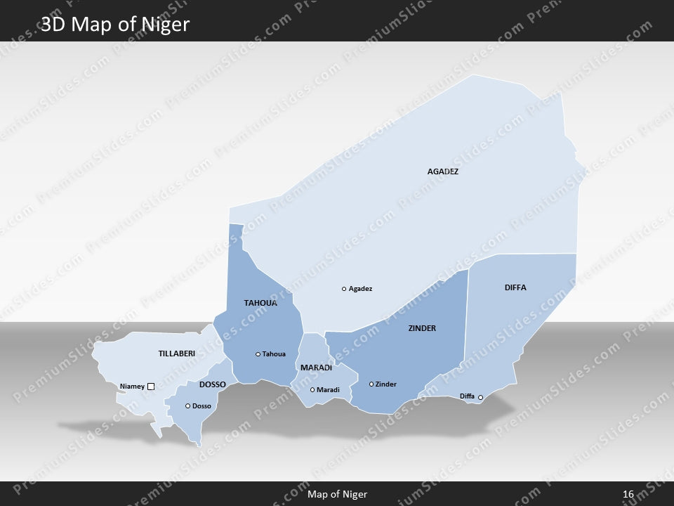 powerpoint map niger