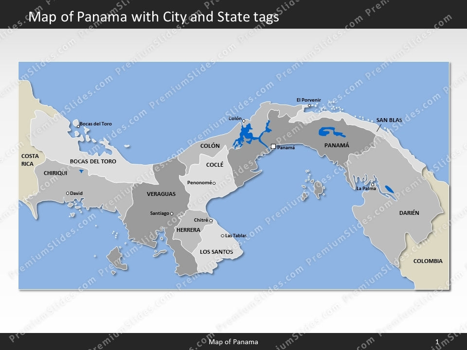 powerpoint map panama
