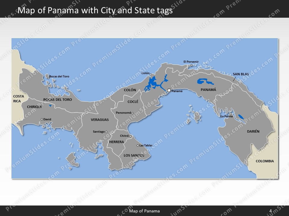 powerpoint map panama