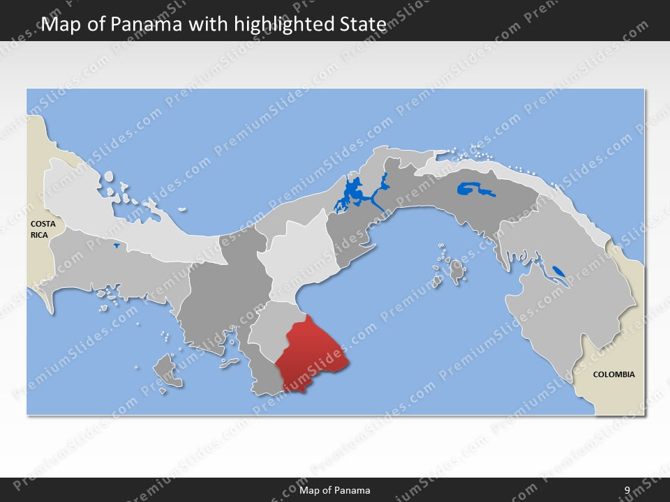 powerpoint map panama