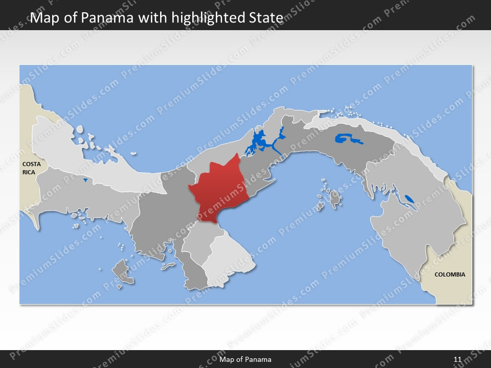 powerpoint map panama