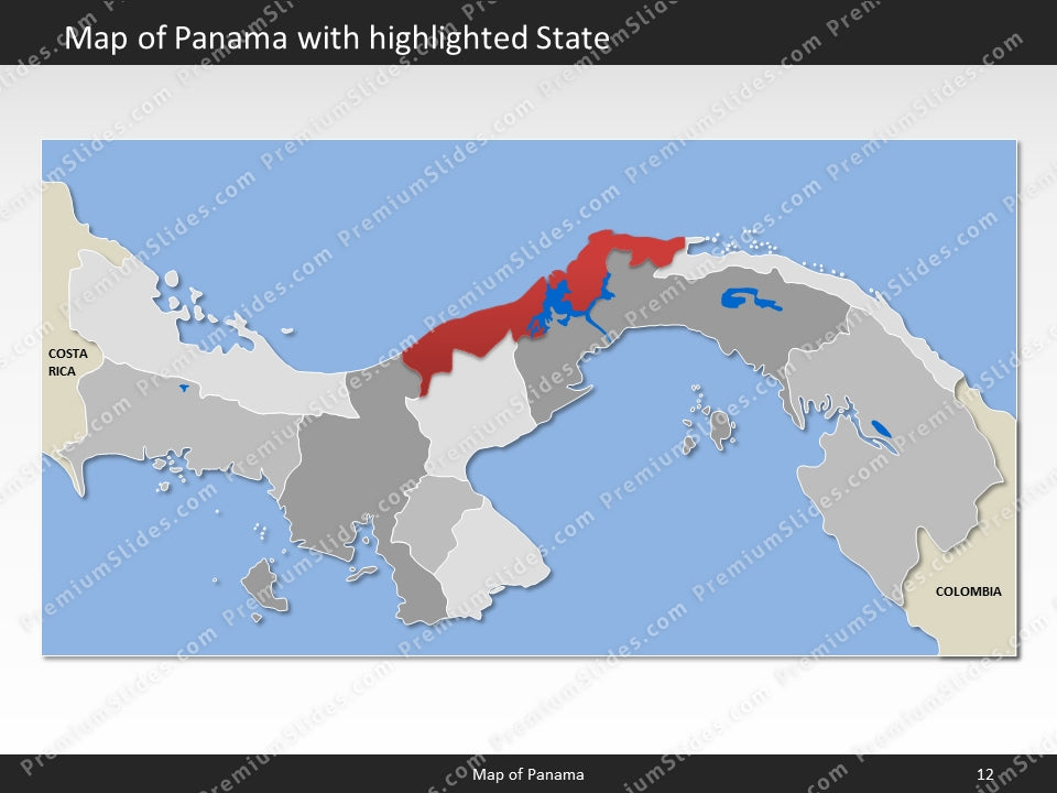 powerpoint map panama