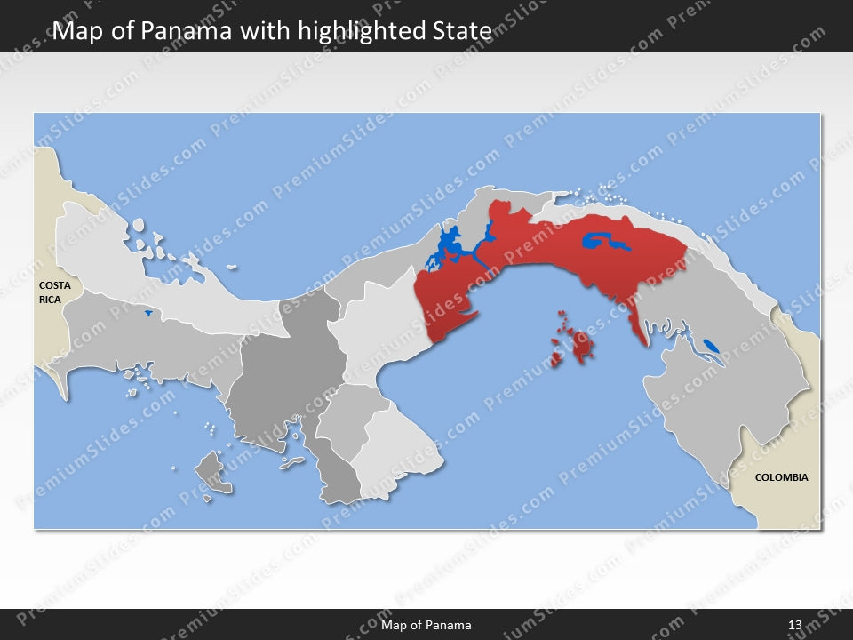 powerpoint map panama