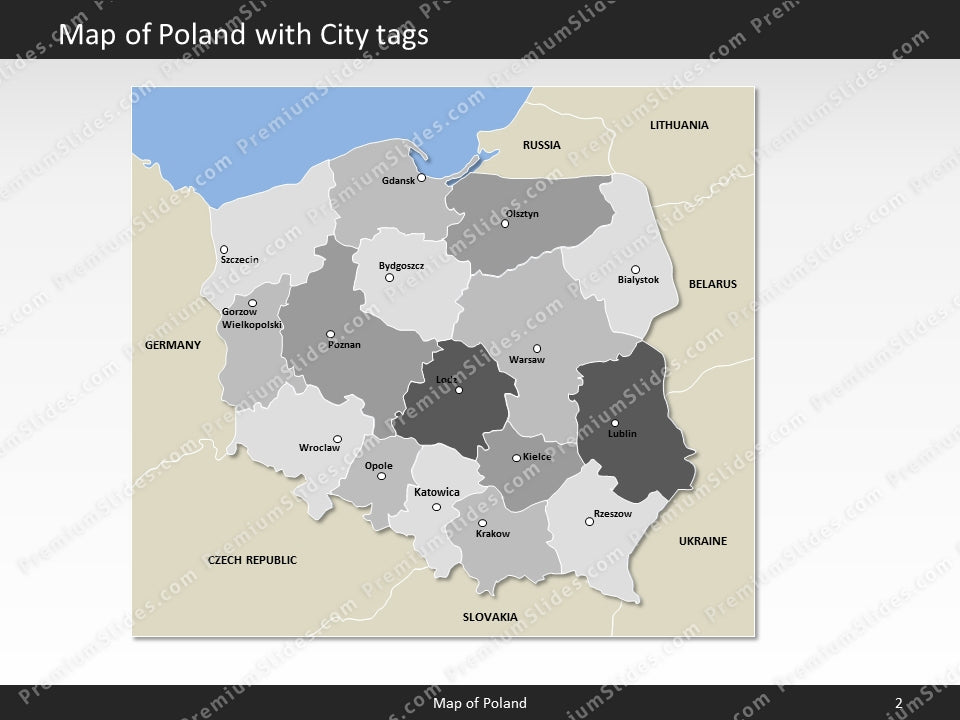 powerpoint map poland