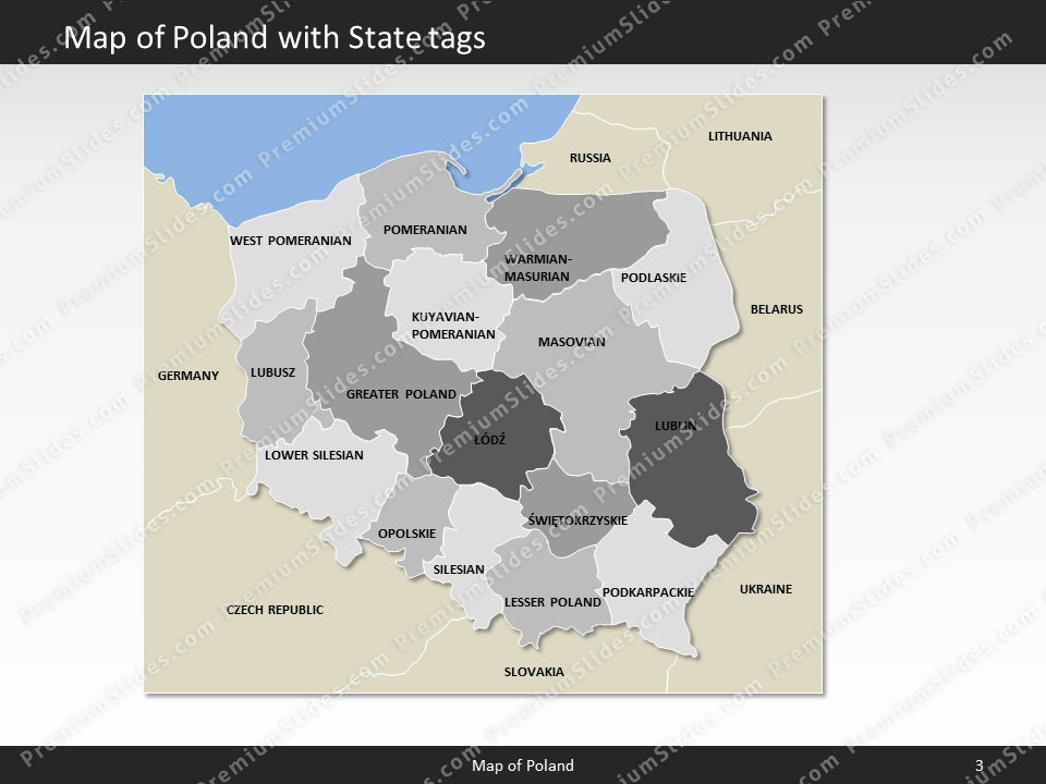 powerpoint map poland