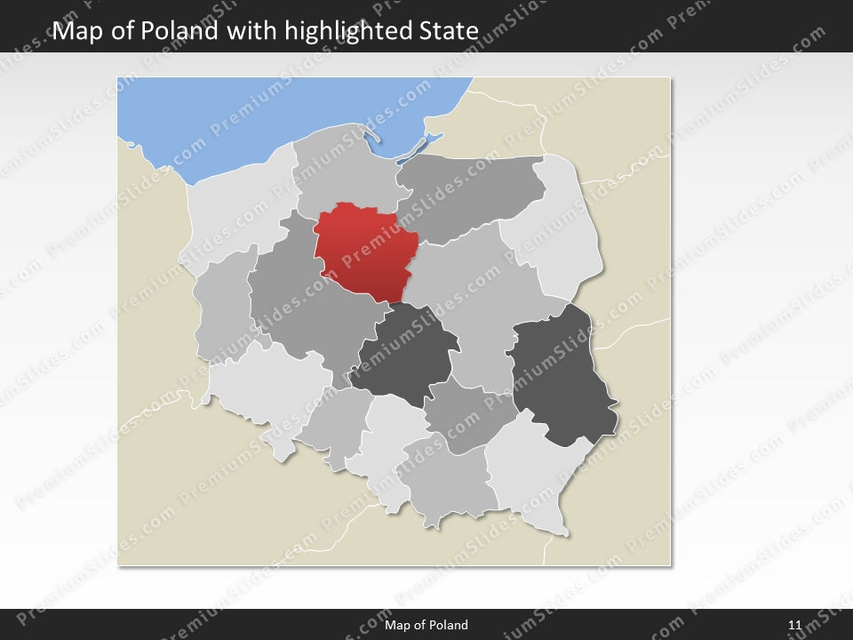 powerpoint map poland