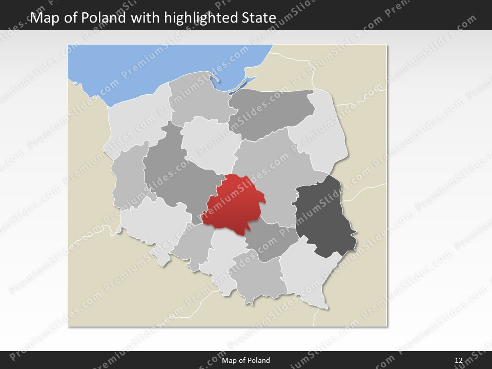 powerpoint map poland