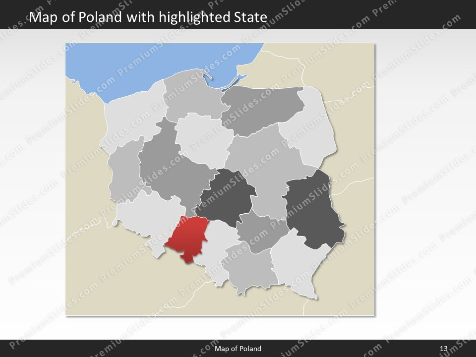 powerpoint map poland