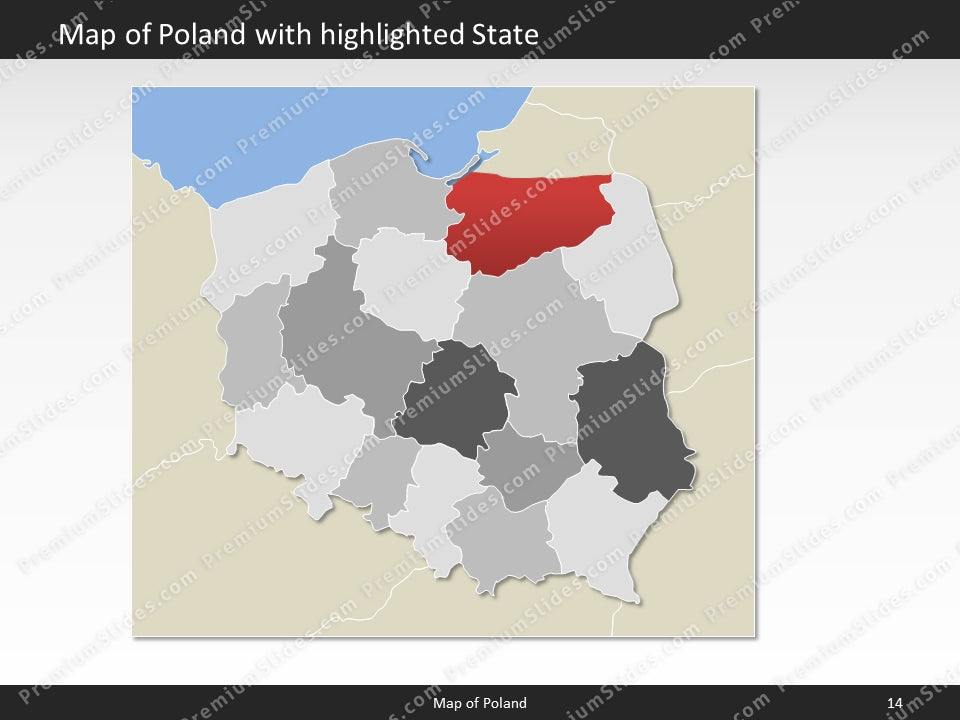 powerpoint map poland