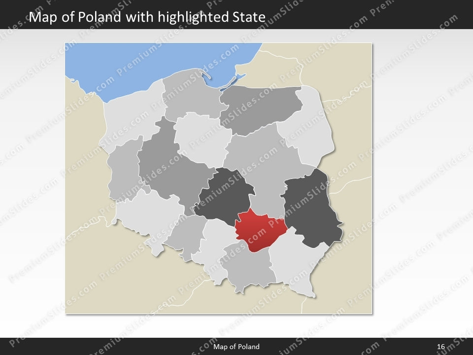 powerpoint map poland