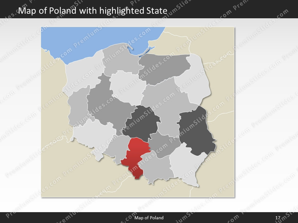 powerpoint map poland