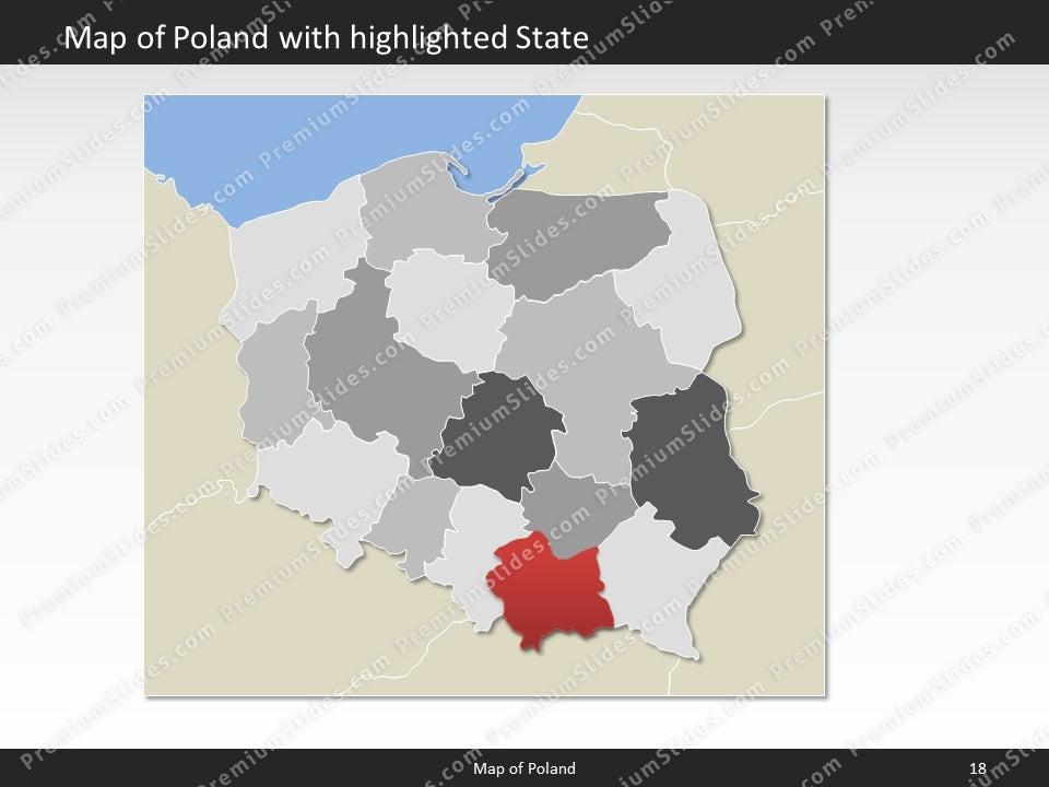 powerpoint map poland