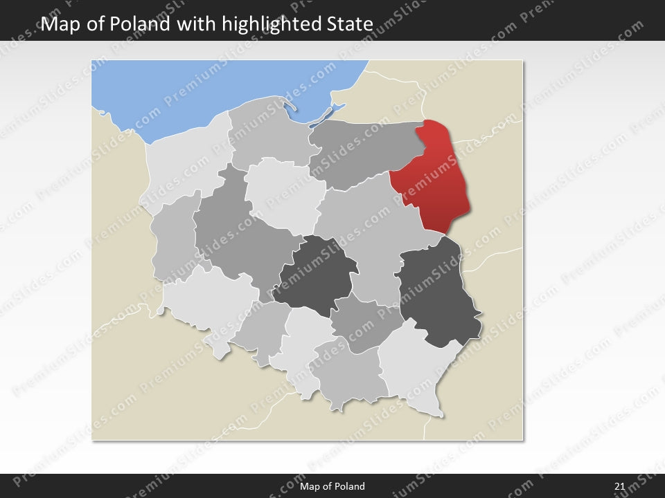 powerpoint map poland