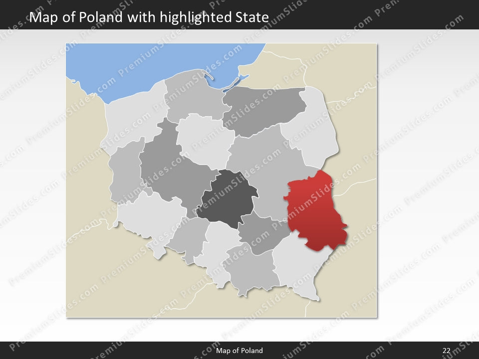 powerpoint map poland