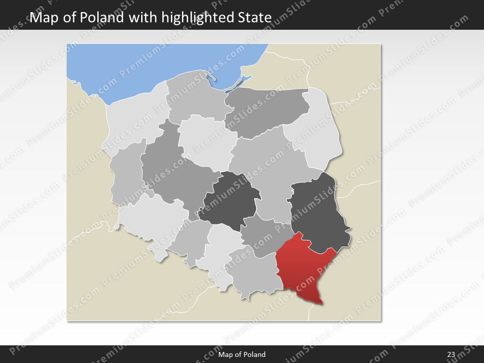 powerpoint map poland