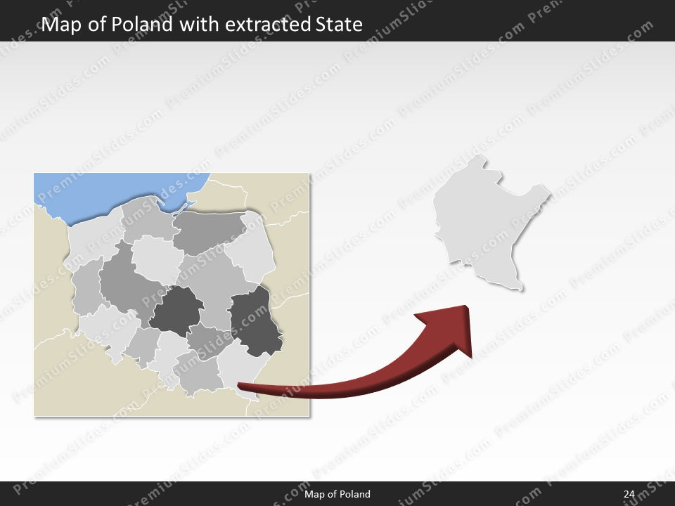 powerpoint map poland