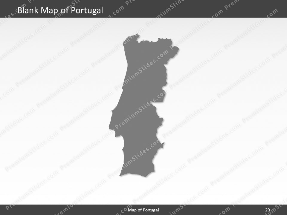 powerpoint map portugal