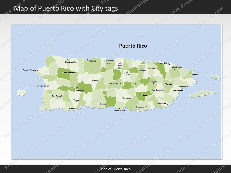powerpoint map puerto rico
