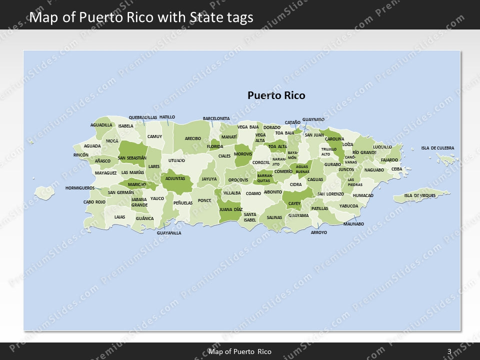 powerpoint map puerto rico
