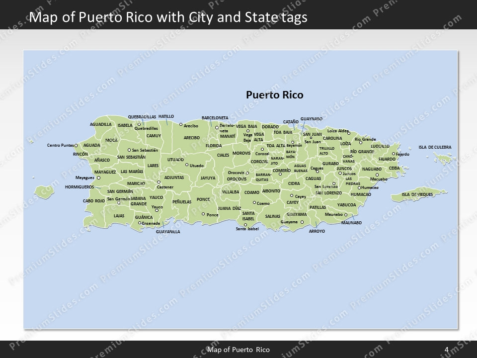 powerpoint map puerto rico