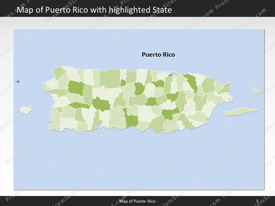 powerpoint map puerto rico