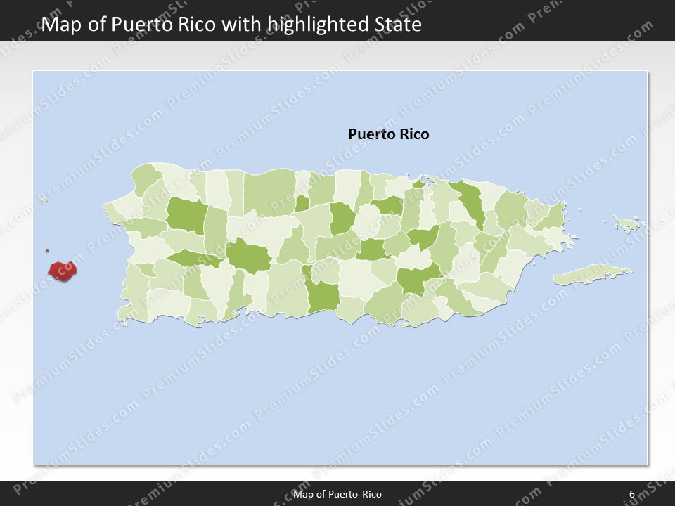 powerpoint map puerto rico
