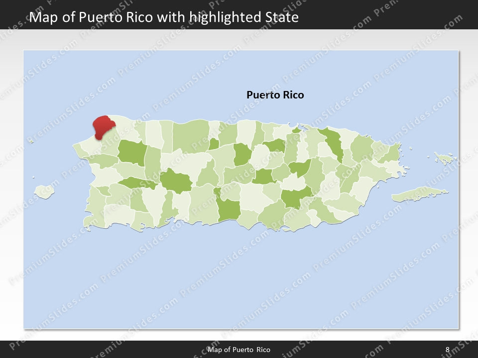 powerpoint map puerto rico