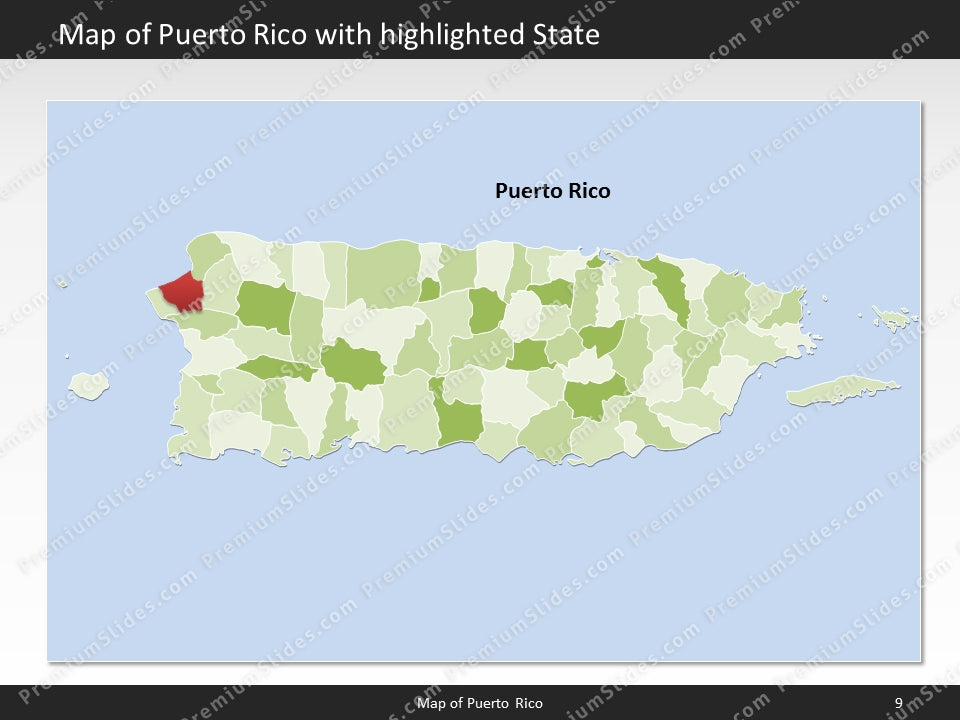 powerpoint map puerto rico
