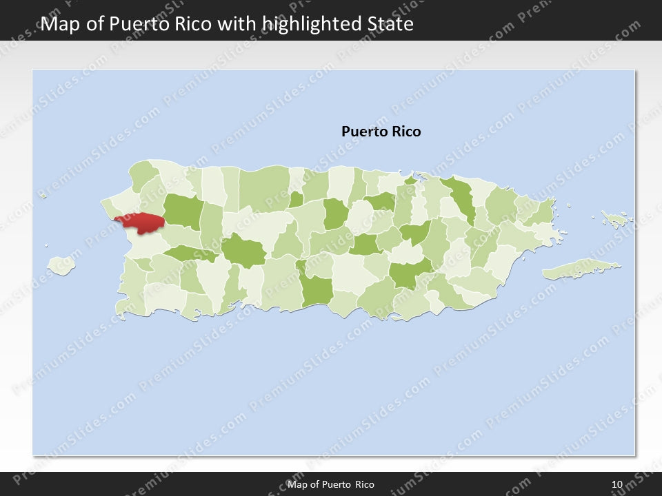 powerpoint map puerto rico