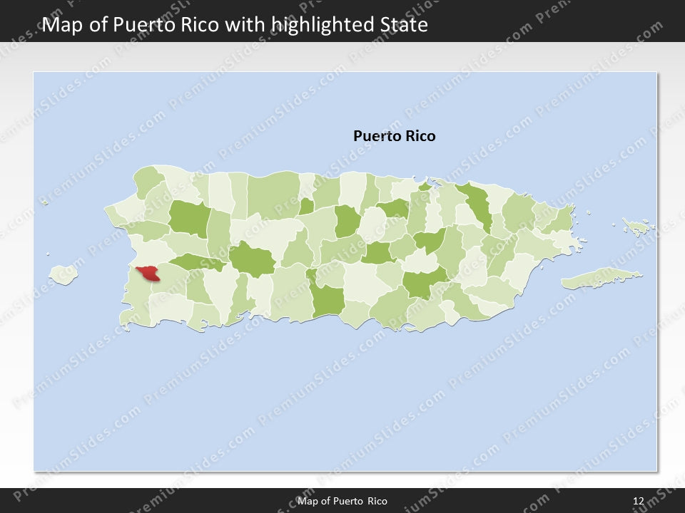 powerpoint map puerto rico