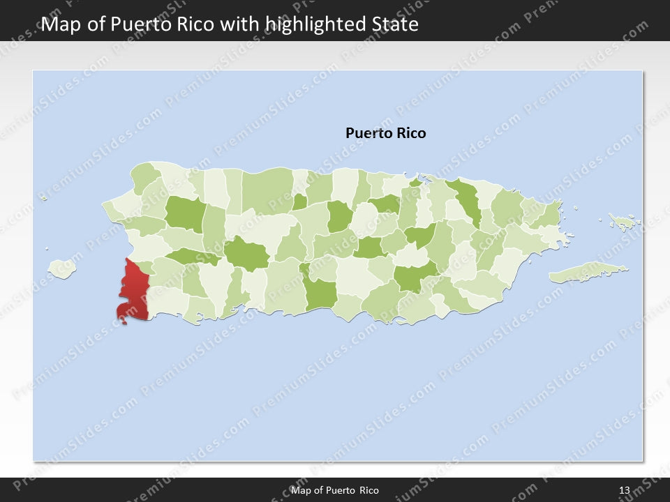 powerpoint map puerto rico