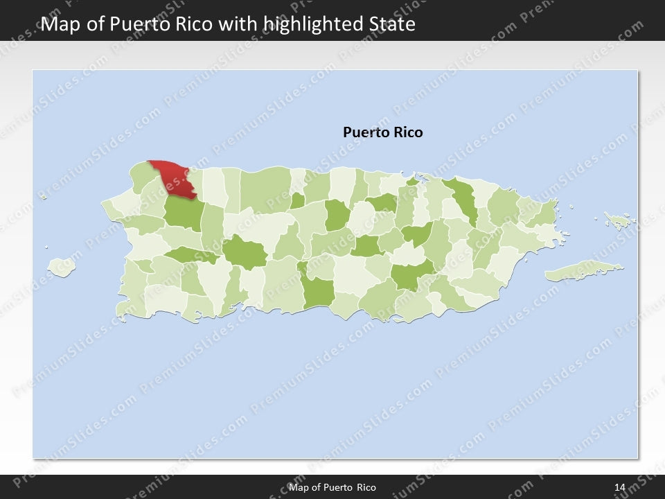 powerpoint map puerto rico
