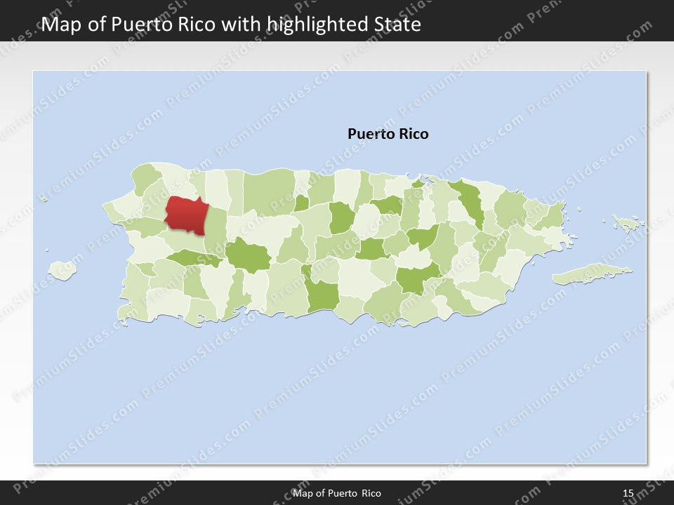 powerpoint map puerto rico