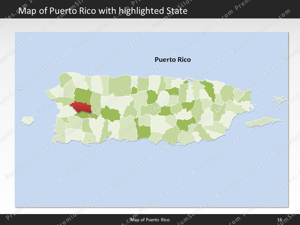 powerpoint map puerto rico