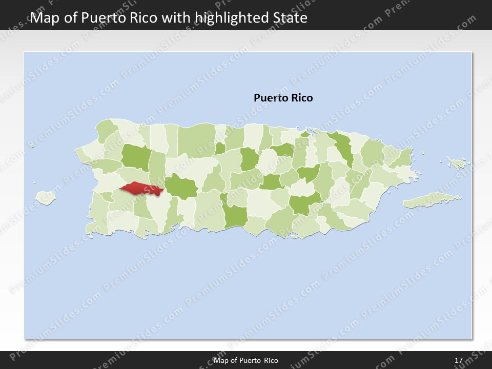 powerpoint map puerto rico