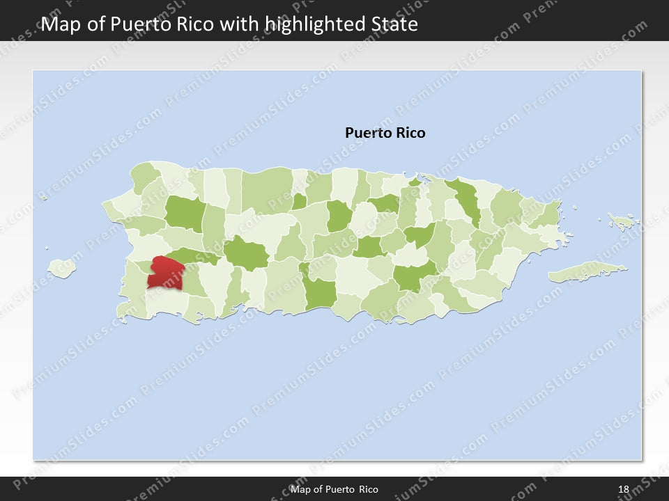 powerpoint map puerto rico