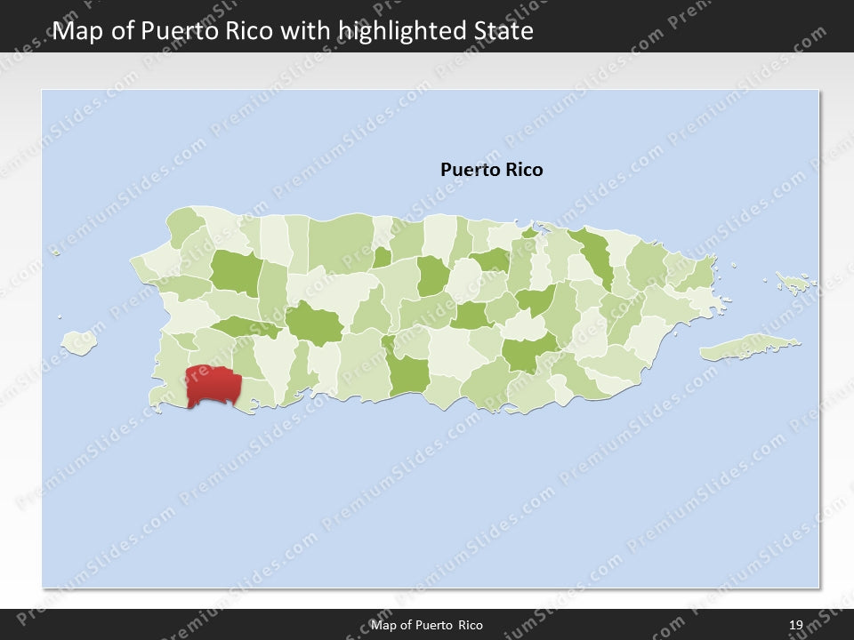 powerpoint map puerto rico