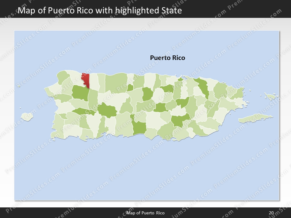 powerpoint map puerto rico