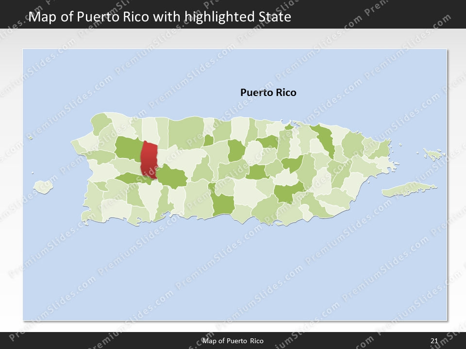 powerpoint map puerto rico