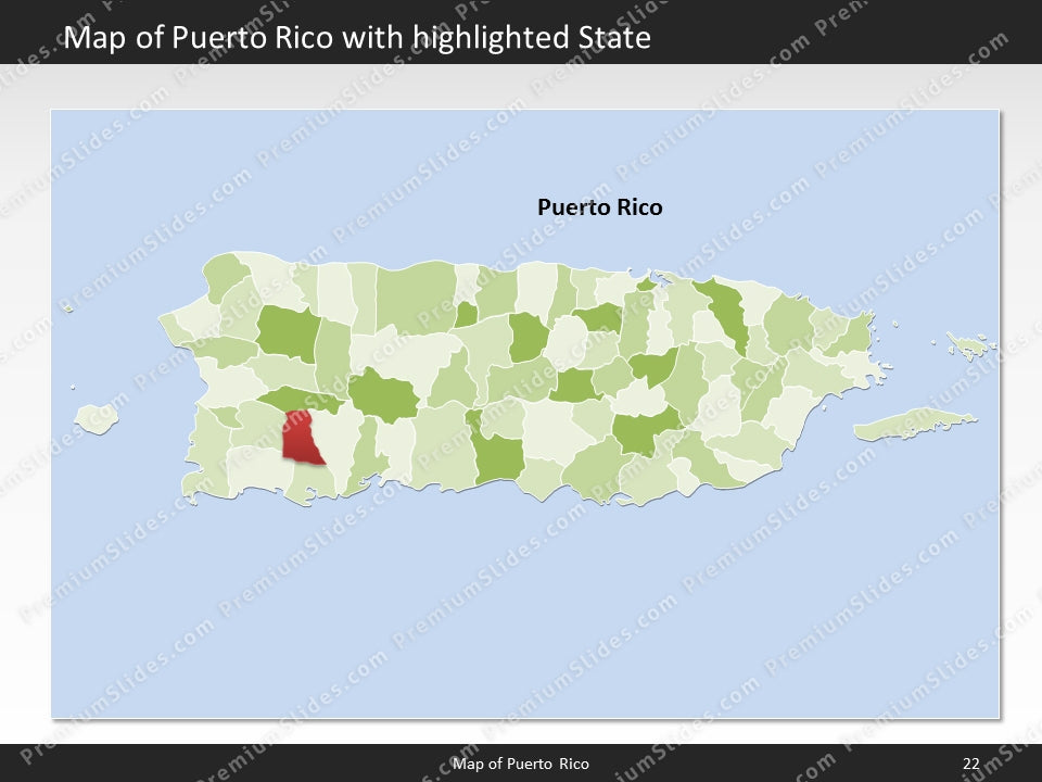 powerpoint map puerto rico