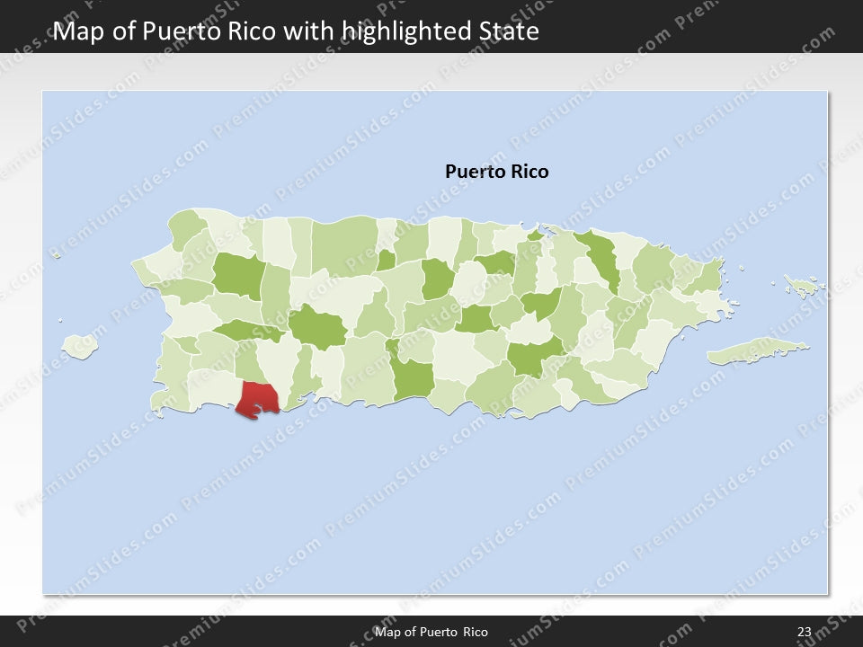 powerpoint map puerto rico