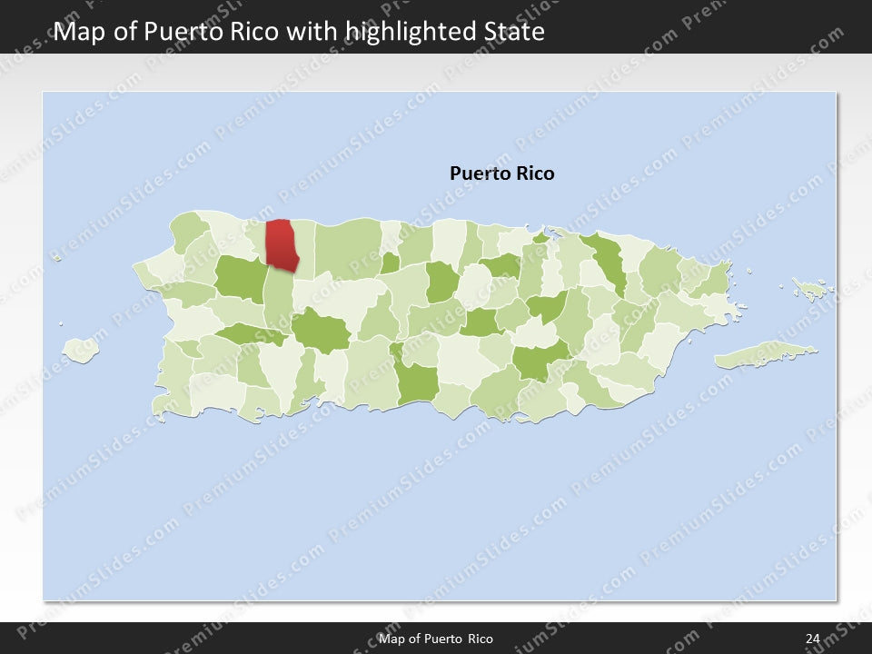 powerpoint map puerto rico