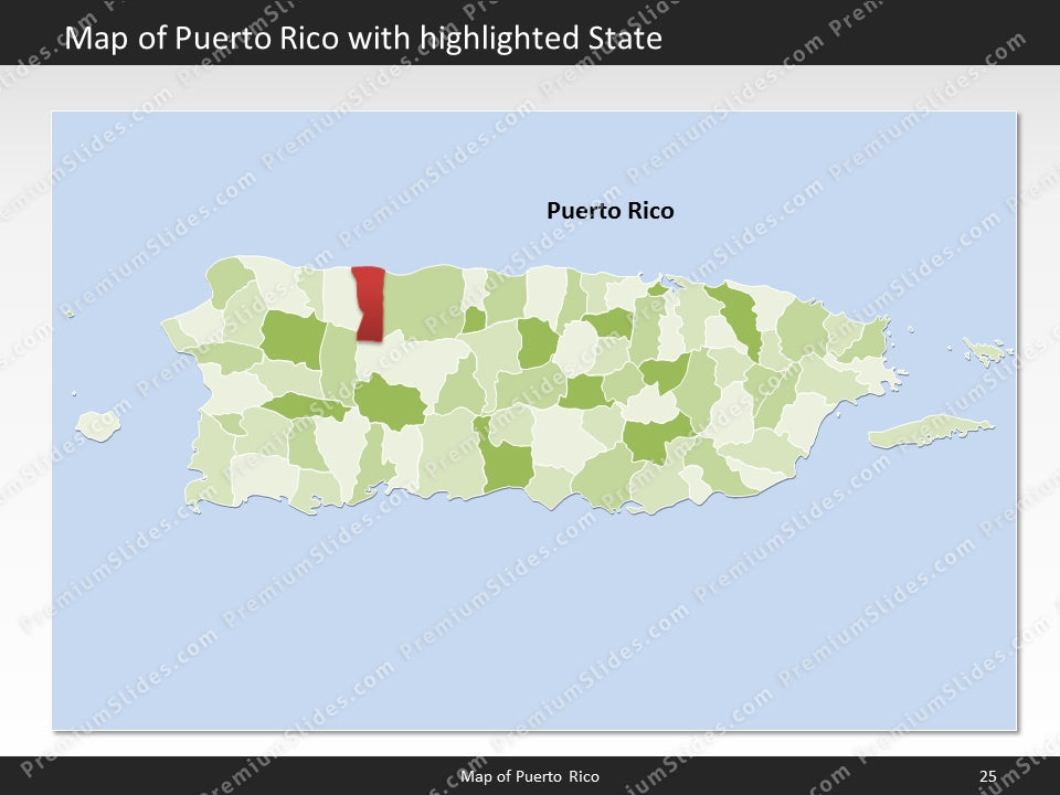 powerpoint map puerto rico