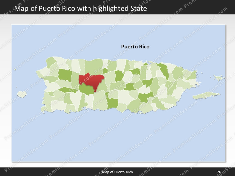 powerpoint map puerto rico