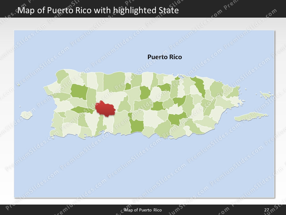 powerpoint map puerto rico