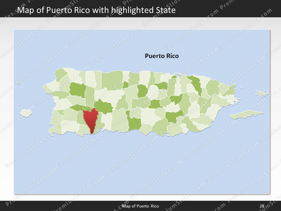 powerpoint map puerto rico