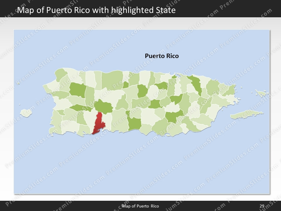 powerpoint map puerto rico
